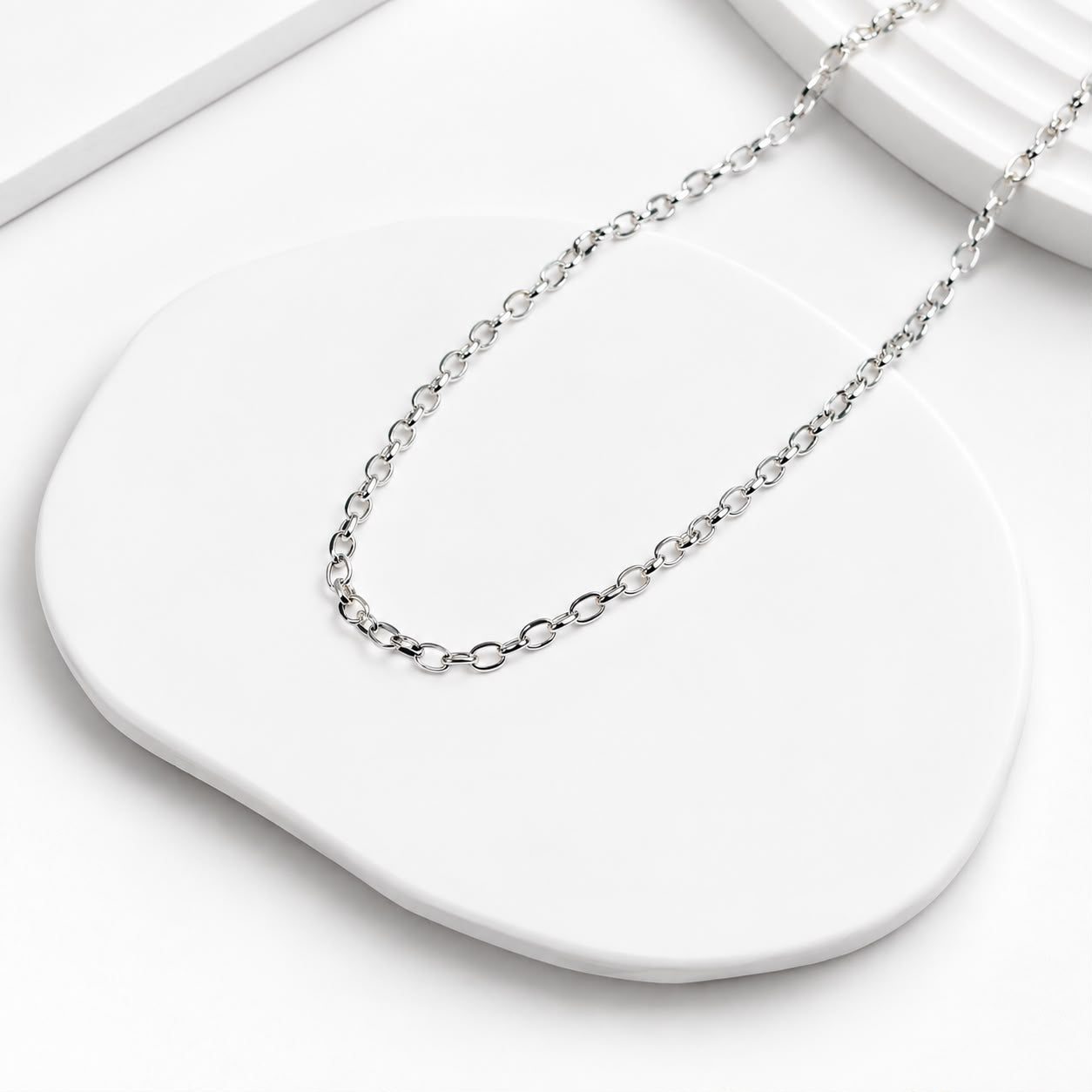 Cadena-Trad-Oval-plata-50cm