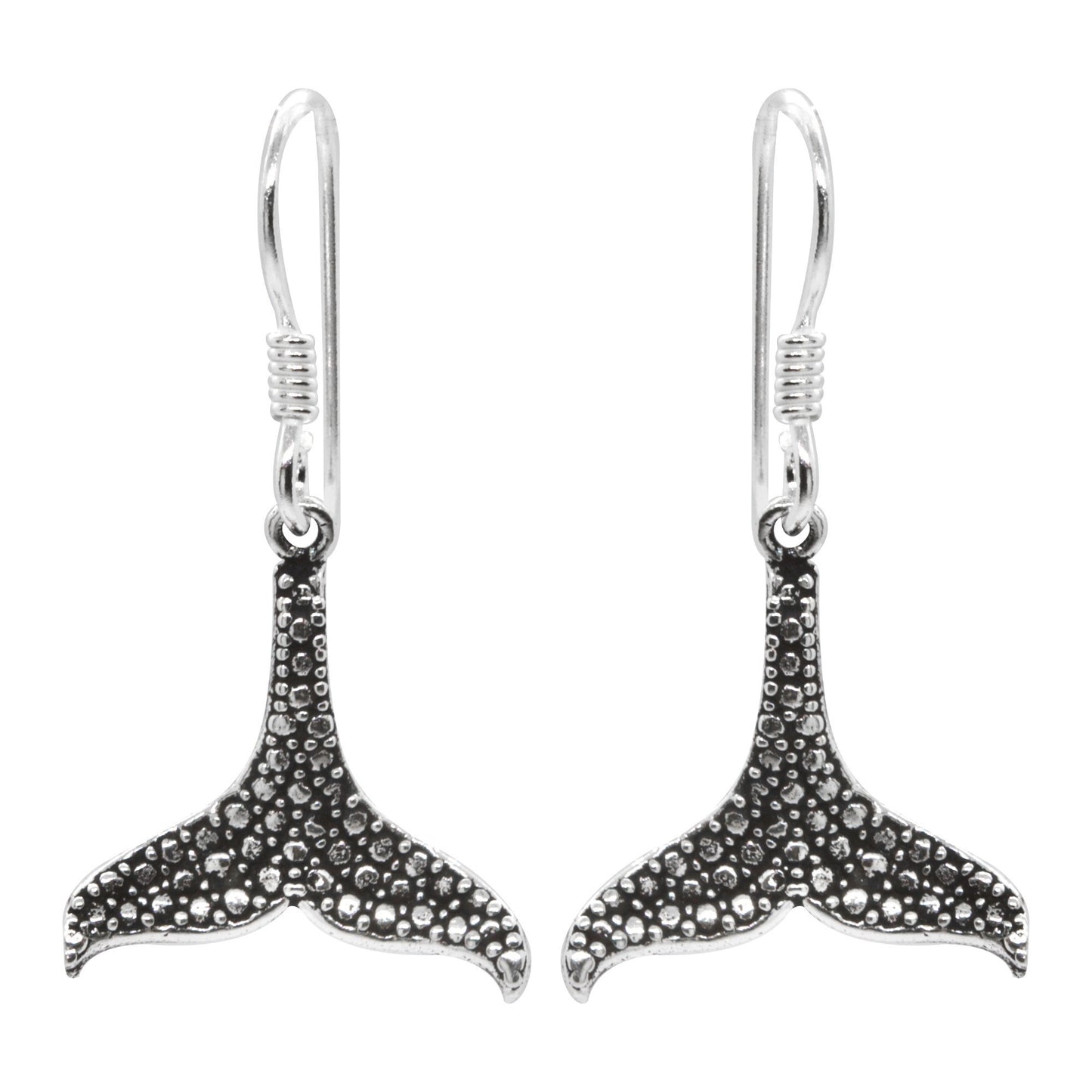 AROS COLA DE BALLENA EN PLATA FINA