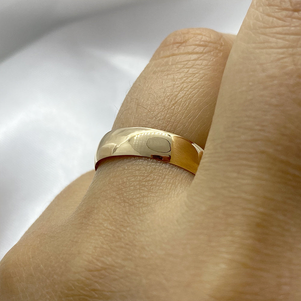 Par de Argollas de Oro 18 kilates | Tradicionales 5mm.