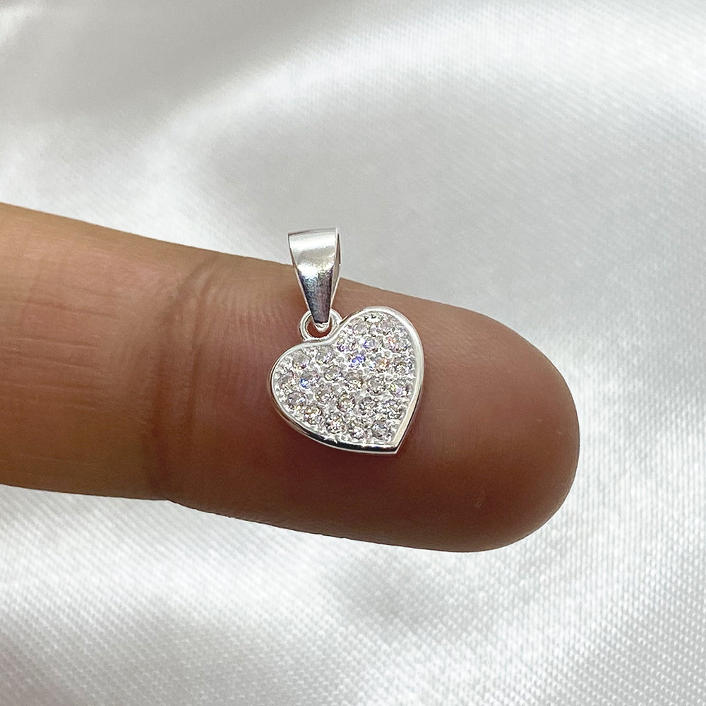 Mini Silver Heart Pendant