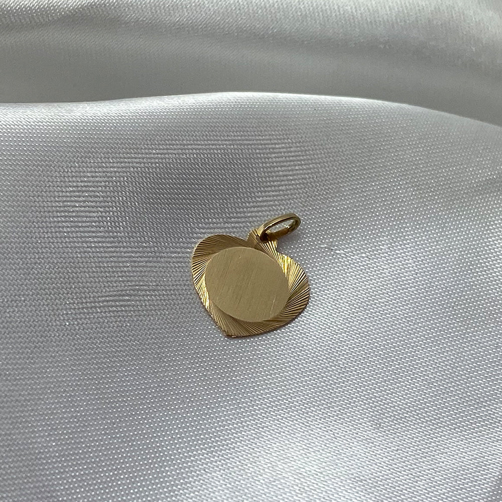 Pendant Heart Plate