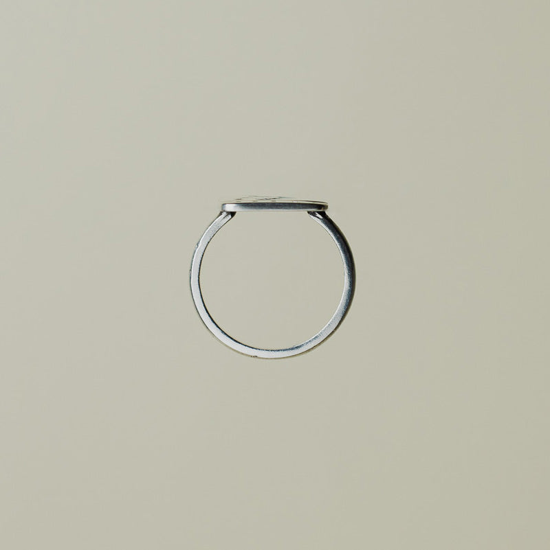 Anillo Selknam en Plata