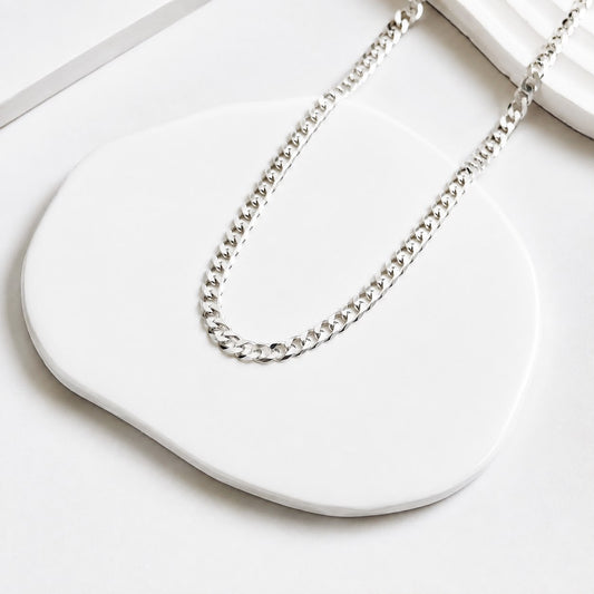 Cadena-Grumet-plata-50cm
