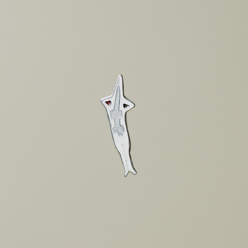 Colgante Selknam Matan en Plata