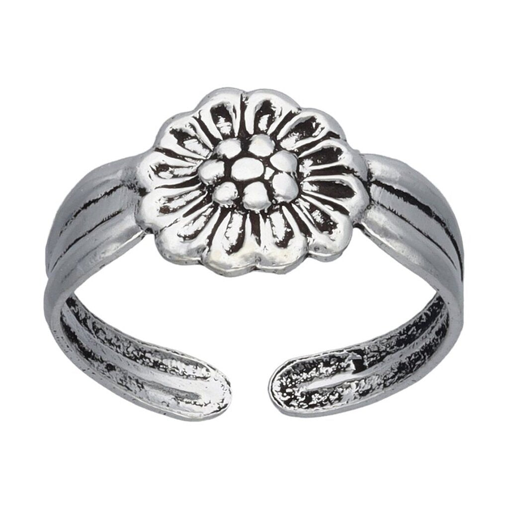 Anillo Midi Flor en Plata