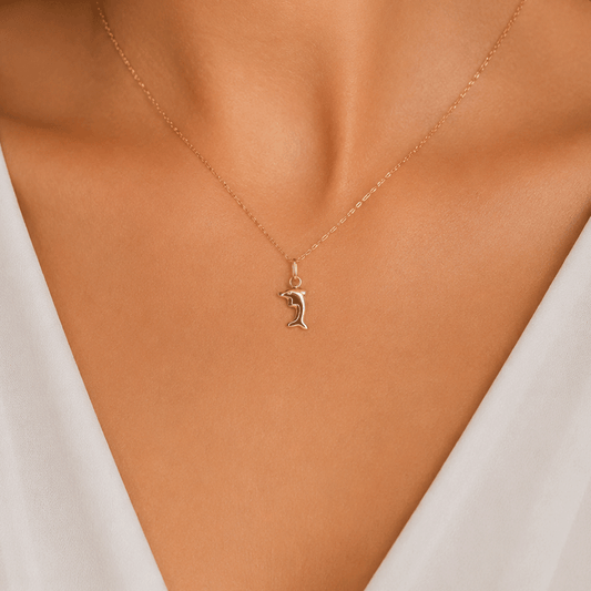 Colgante Delfín en Oro 18k.