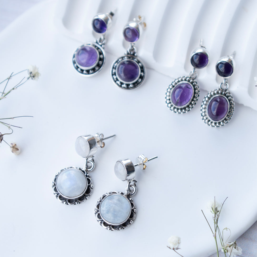 Aros Amuletos en Plata