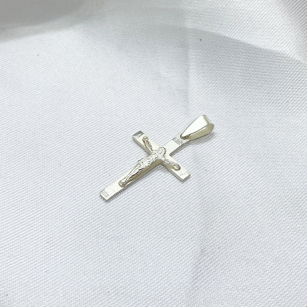 Silver Cross Pendant 35mm.