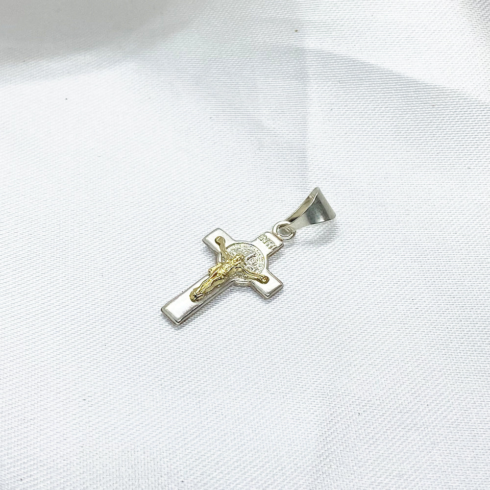 Silver Cross Pendant 43mm.