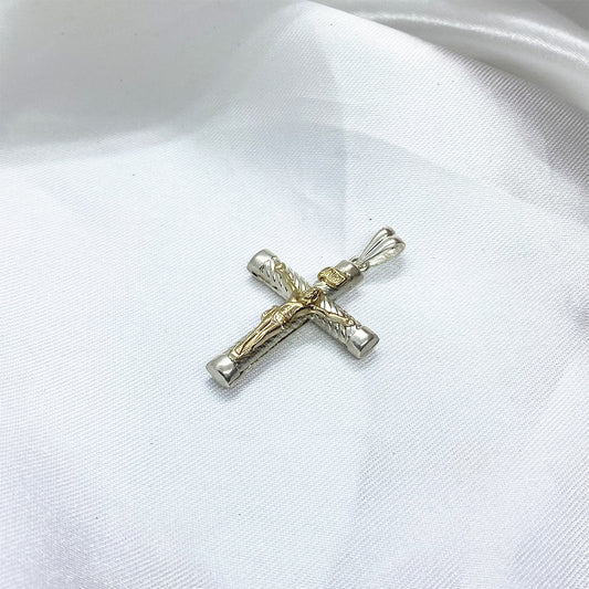 Silver Cross Pendant 45mm.