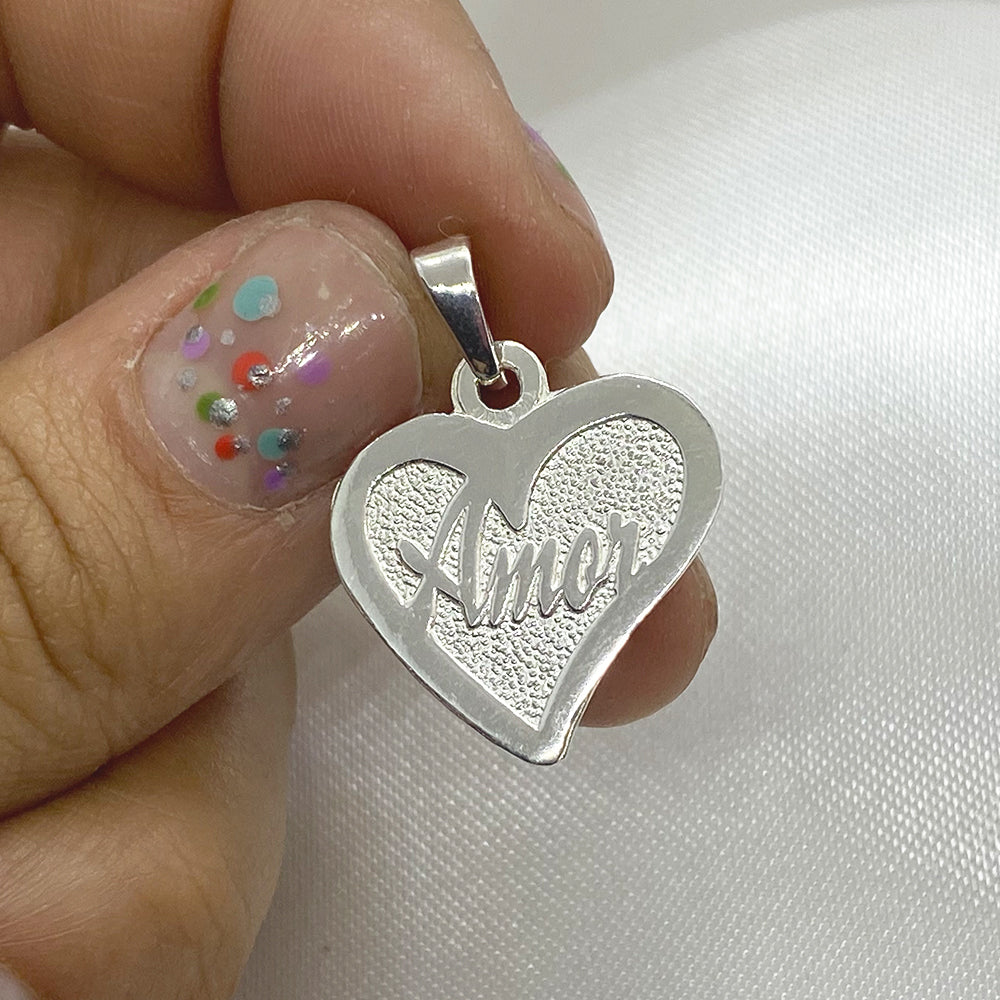 Silver Love Pendant