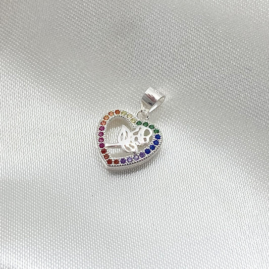 Silver Rose Pendant