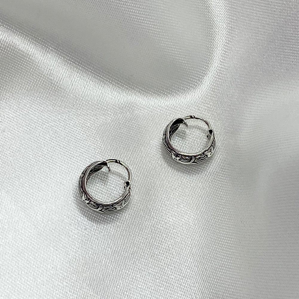 Silver Dolphin earrings