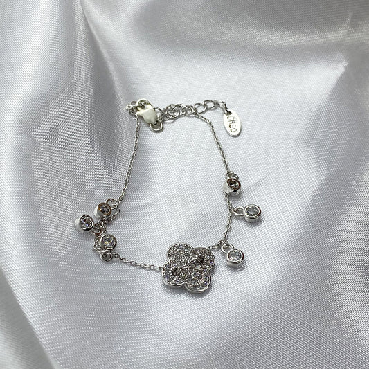 Pulsera Trébol en Plata