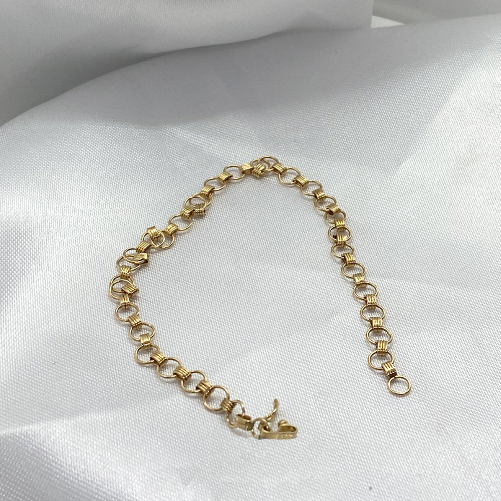 18k Gold Rolos Bracelet.